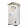 Casetta da Giardino in Resina Tuscany Evo 80 con Pavimentazione inclusa, colore Beige, 96.5x96.5x203h cm