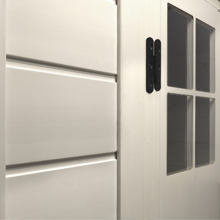 Casetta da Giardino in Resina Tuscany Evo 240 con Pavimentazione inclusa, colore Beige, 181x220x216h cm