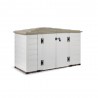 Contenitore da Giardino BOX EVO 200 in resina 212x88x133h cm con Pavimentazione inclusa