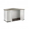 Contenitore da Giardino BOX EVO 200 in resina 212x88x133h cm con Pavimentazione inclusa