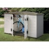 Contenitore da Giardino BOX EVO 200 in resina 212x88x133h cm con Pavimentazione inclusa