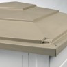 Contenitore da Giardino BOX EVO 200 in resina 212x88x133h cm con Pavimentazione inclusa