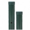 Palo per recinzione elettrosaldata, 125 cm di altezza, colore verde