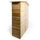 Armadio per esterni in legno impregnato con base 120x46 cm