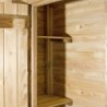 Armadio per esterni in legno impregnato con base 120x46 cm