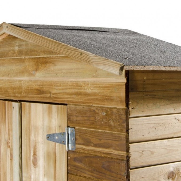 Armadio per esterni in legno impregnato con base 120x46 cm