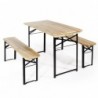 Set birreria, con tavolo e panchine