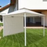 Gazebo ANTIGUA 3,30x3,30 m, colore bianco