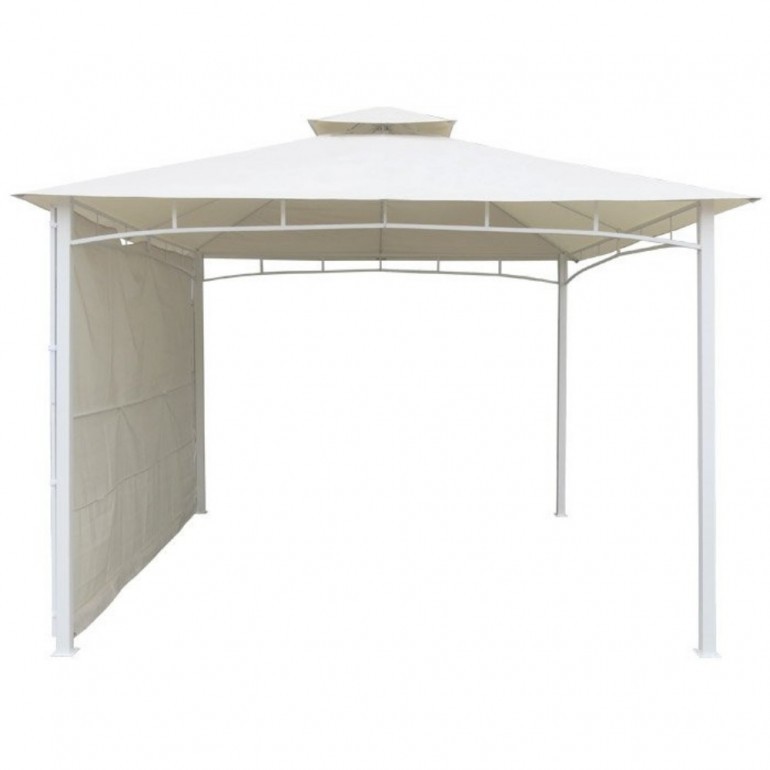 Gazebo ANTIGUA 3,30x3,30 m, colore bianco