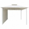 Gazebo ANTIGUA 3,30x3,30 m, colore bianco