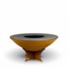 Barbecue in corten braciere da giardino Arteflame EURO40" Low Base (altezza 61 cm  - diametro 102 cm) con accessori