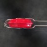 Round Stainless Steel & Enameled Pie Iron