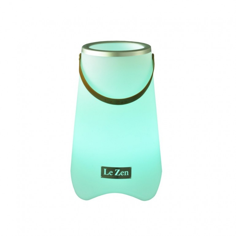 Speaker Le Zen cassa luminosa con 7 colori e collegamento bluetooth con contenitore del ghiaccio incluso