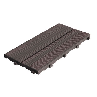Piastrelle per esterno effetto legno in plastica per interni e giardini misura 37,7 x 18,6 cm diversi colori 14 pezzi