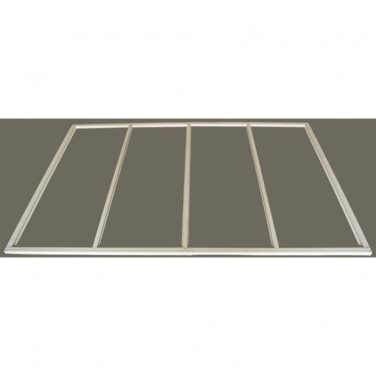 Casetta in PVC Duramate 8'x6' Duramax da giardino e cortile 161 x 240 x 185,5 cm di colore beige/avorio