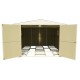 WoodBridge Garage 10,5'x15,5' Duramax Classic in PVC, 319 x 479 x 222 cm