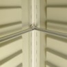 Casetta in PVC Ezooza Duraplus 8'x8' Duramax da giardino e cortile 240 x 247 x 235 cm colore grigio e marrone