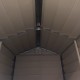 Duramax Casetta in PVC EverMore 4'x6' 104 x 180 x 192 cm da giardino e cortile in plastica colore grigio