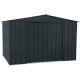 Casetta in Metallo Top Shed 10’x8’ Duramax da esterno per giardino e cortile 322 x 233 x 209 cm di colore antracite