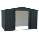 Casetta in Metallo Top Shed 10’x8’ Duramax da esterno per giardino e cortile 322 x 233 x 209 cm di colore antracite