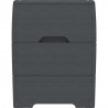 Baule in PVC Duramax 116,5 x 45 x 56 cm, colore Grigio, 270 litri