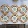 Set di 6 Piatti Piani in Melamina da 28 cm Santa Rosalia