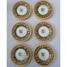 Set di 6 Piatti per Dolce in Melamina da 23 cm