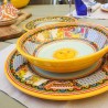 Set di 6 Piatti Fondi in Melamina da 20 cm Santa Rosalia