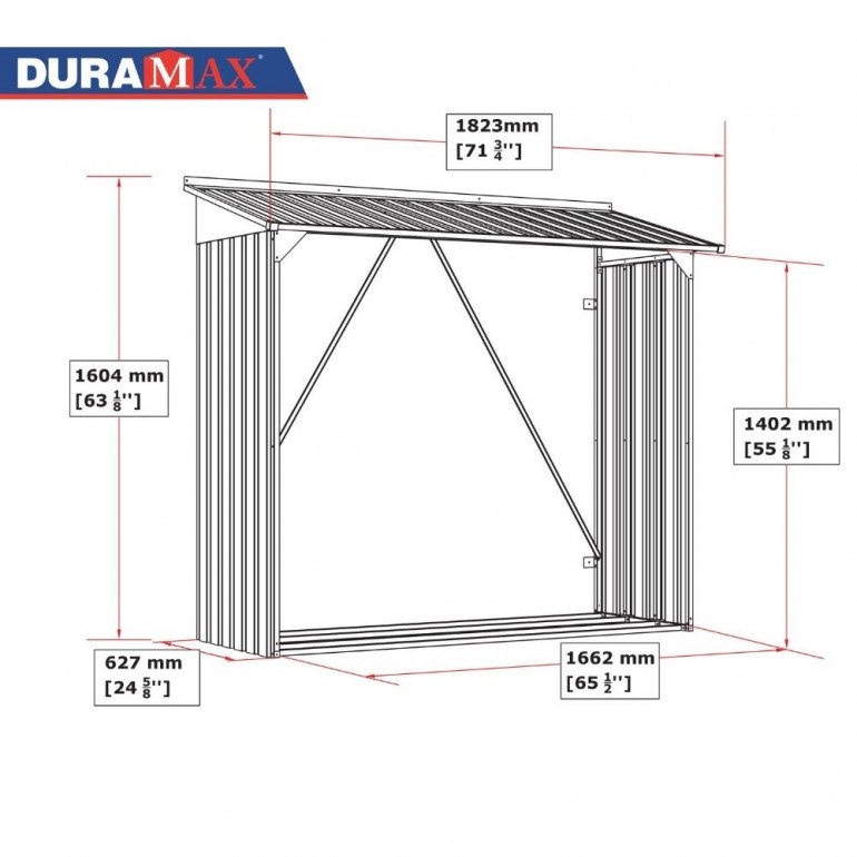 Legnaia WoodStorage 6’x 2’di Duramax
