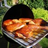 Smoker in Acciaio Inox. Affumicatore elettrico Muurikka PRO 1100 watt, 25 x 50 cm, superficie di cottura 24 x 42 cm
