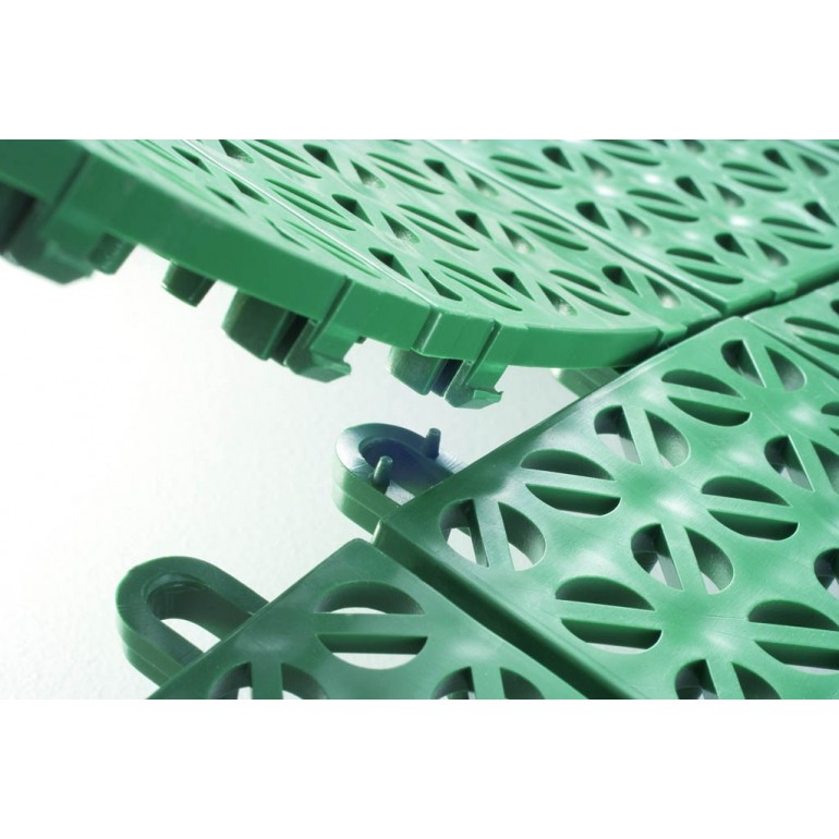 Piastrelle Flessibili in Plastica 55,5 x 55,5 cm da Esterno e Giardino. Drenanti e Autobloccanti PEZZI 110