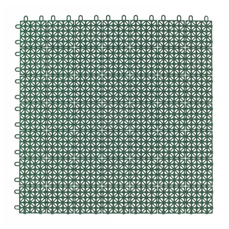 Piastrelle Flessibili in Plastica 55,5 x 55,5 cm da Esterno e Giardino. Drenanti e Autobloccanti PEZZI 110
