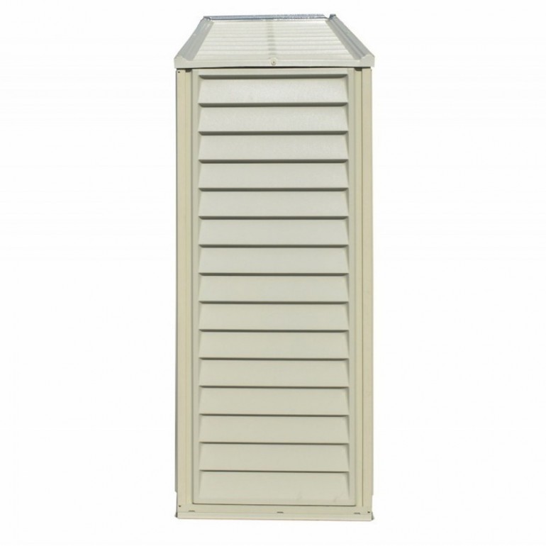Casetta in PVC StoreMax 7'x7' Duramax da giardino e cortile 206 x 200 x 235 cm colore grigio e marrone