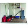 Casetta in PVC SideMate 4'x8' Duramax da giardino e cortile 122 x 240 x 188 cm colore beige/avorio