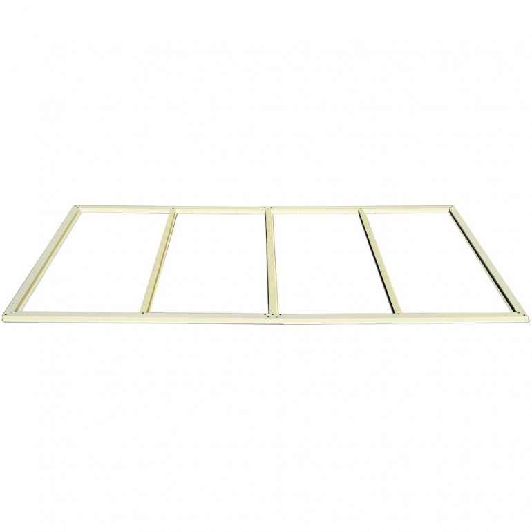 Casetta in PVC SideMate 4'x8' Duramax da giardino e cortile 122 x 240 x 188 cm colore beige/avorio
