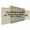 Casetta in PVC SideMate 4'x8' Duramax da giardino e cortile 122 x 240 x 188 cm colore beige/avorio