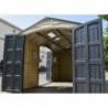 Casetta grande garage in PVC Apex Pro PLUS 15'x8' Duramax da giardino e cortile 476 x 246 x 235 cm colore grigio