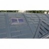 Casetta grande garage in PVC Apex Pro PLUS 15'x8' Duramax da giardino e cortile 476 x 246 x 235 cm colore grigio