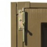 Casetta in PVC grande WoodBridge 10,5'x13' Duramax 325 x 398 x 233 cm da giardino e cortile in plastica beige/avorio e marrone