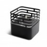 CUBE Höfats braciere da esterno corten design con griglia barbecue con accessori