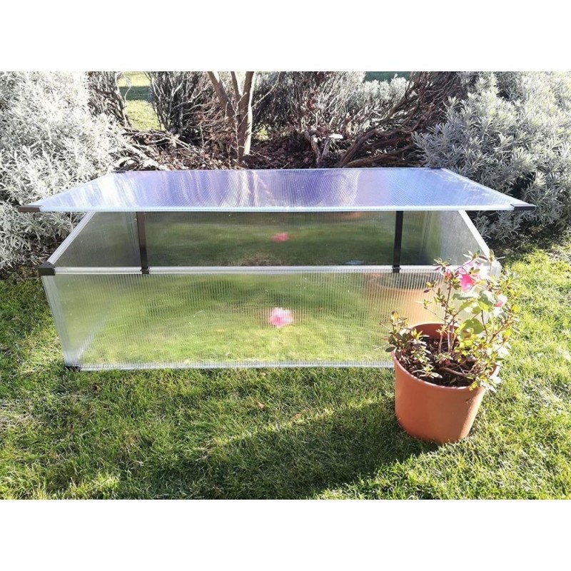 Serra Da Balcone Aleana 3 In Policarbonato - 97x57x28/37cm, Protezione Piante Da Freddo E UV - Foto 10