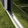 Capanno da giardino in metallo Ezooza Kraft 257 x 312 x 175 cm colore grigio