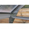 Ezooza Grande Serra Policarbonato 4mm Bochum alveolare 250x550cm antiuv antiurto in policarbonato e alluminio per orto