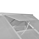 Serra in policarbonato alveolare 4 mm Ezooza Asterix 250 x 360 cm con fondamenta