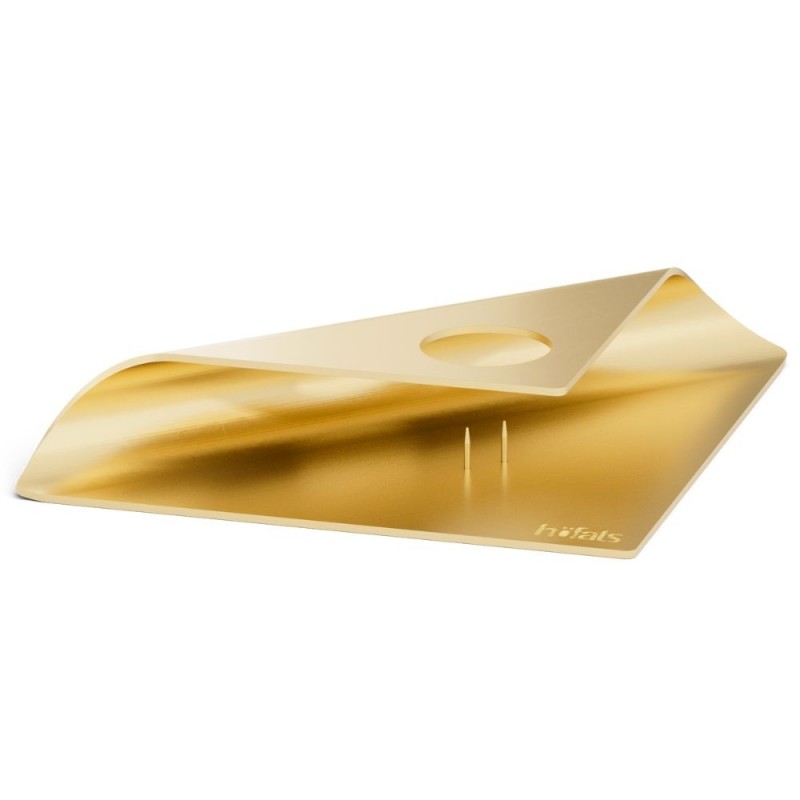Portacandele in metallo Hoefats SQUARE CANDLE idea regalo design da tavolo  nero oro argento