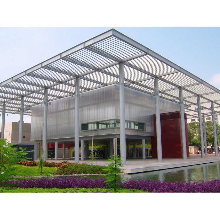 Policarbonato alveolare 10mm lastra resistente trasparente protetta uv 200x105cm 