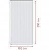 Lastra policarbonato alveolare spessore 10 mm 100 x 105 cm Trasparente