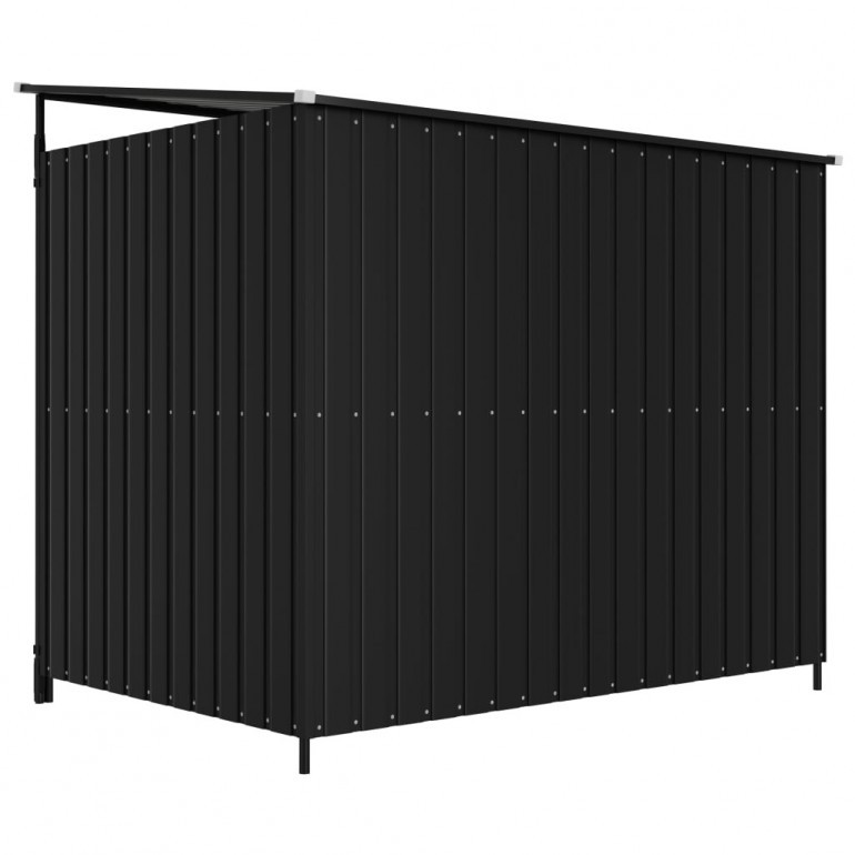 Box per cani da esterno coperto in acciaio altezza 164 cm e misura 193 x 133 cm