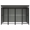 Box per cani da esterno coperto in acciaio altezza 164 cm e misura 253 x 133 cm