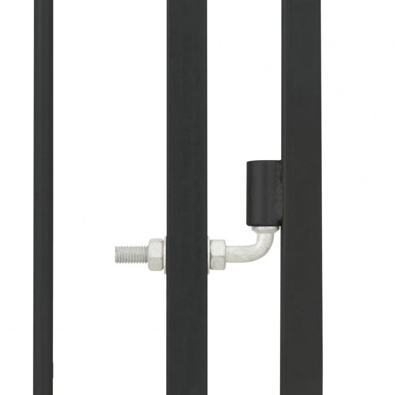 Recinto Alto recinzione nera da esterno per cani e aimali Ezooza Alano 150 x 150 x 185 cm